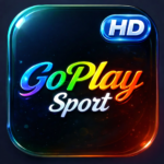 GoPlay online sports game logo with colorful HD design and modern gaming interface.
